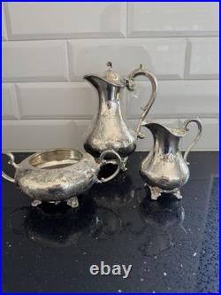 Victorian Silver Plated 3 Piece Set