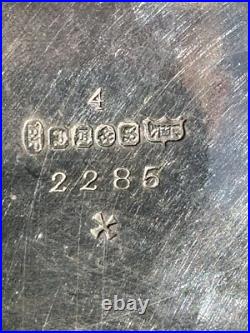 Victorian UK Hallmarked Dixon 5 Piece Silver Plate Fluted Tea Pot Service Set