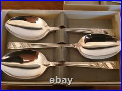 Viner's Silver Rose Cutlery 59 Pieces Of Boxed A1 Silver Plated