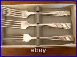 Viner's Silver Rose Cutlery 59 Pieces Of Boxed A1 Silver Plated