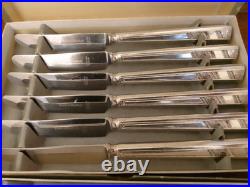 Viner's Silver Rose Cutlery 59 Pieces Of Boxed A1 Silver Plated