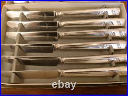 Viner's Silver Rose Cutlery 59 Pieces Of Boxed A1 Silver Plated
