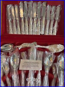 Viners 44 Piece viners Silver Plated Cutlery New Unused Kings Royale