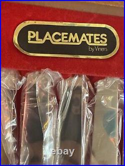 Viners 44 Piece viners Silver Plated Cutlery New Unused Kings Royale