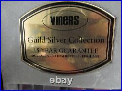 Viners 58 Piece Kings Pattern Royale Cutlery Set Silver Plated In Box UNUSED