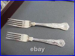 Viners 58 Piece Kings Pattern Royale Cutlery Set Silver Plated In Box UNUSED