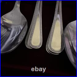 Viners 8 place 58 piece cutlery set silver plate in presentation box mint