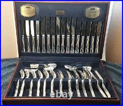 Viners Canteen of Cutlery Dubarry Classic Silver Plated 100 Piece Incomplete 95
