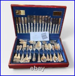 Viners Cutlery 100 Piece Canteen 8 settings Silver Plated Silver Collection