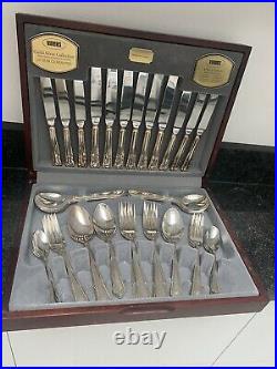 Viners Dubarry Classic Silver Plated 44 Piece Canteen of Cutlery