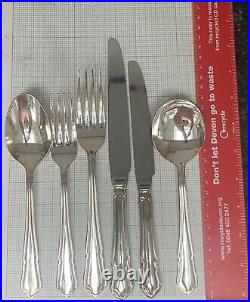 Viners Dubarry Classic Silver Plated 44 Piece Canteen of Cutlery