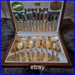 Viners Guild Silver Collection 44-Piece Canteen Traditional Bead, Sheffield ENG