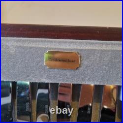 Viners Guild Silver Collection 44-Piece Canteen Traditional Bead, Sheffield ENG