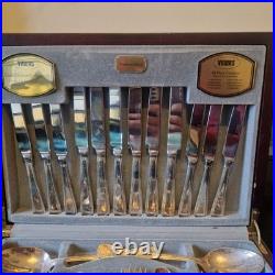 Viners Guild Silver Collection 44-Piece Canteen Traditional Bead, Sheffield ENG