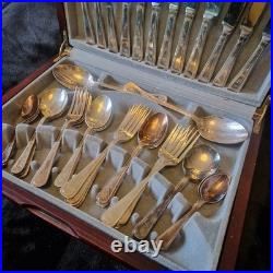 Viners Guild Silver Collection 44-Piece Canteen Traditional Bead, Sheffield ENG