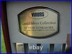 Viners Guild Silver Collection Canteen Of Cutlery Kings Royale 58 Piece