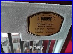 Viners Guild Silver Cutlery Set. 58 Piece/8 Place In Presentation Box Used Twice
