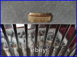 Viners Guild Silver Cutlery Set. 58 Piece/8 Place In Presentation Box Used Twice