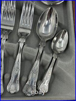 Viners Kings Royale 44 Piece Canteen Silver Plated Cutlery Set For 6 Persons
