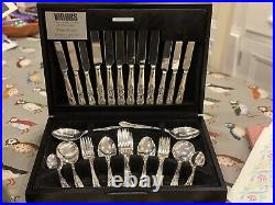 Viners Kings Royale 44 Piece Canteen Stainless Silver Cutlery Set