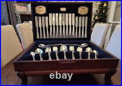 Viners Silver Guild 58 Piece Cutlery Set. Traditional Bead