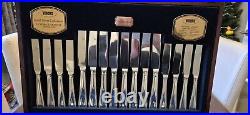 Viners Silver Guild 58 Piece Cutlery Set. Traditional Bead