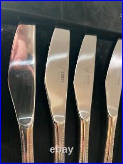 Viners Silver Plate Cutlery Set Serves 6 EPNS on Stainless Steel