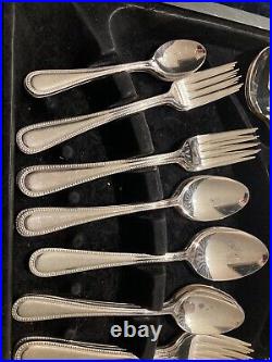 Viners Silver Plate Cutlery Set Serves 6 EPNS on Stainless Steel