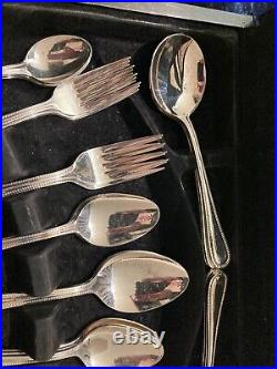 Viners Silver Plate Cutlery Set Serves 6 EPNS on Stainless Steel