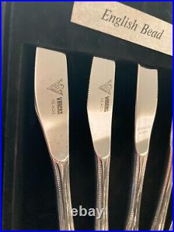 Viners Silver Plate Cutlery Set Serves 6 EPNS on Stainless Steel