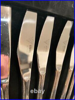 Viners Silver Plate Cutlery Set Serves 6 EPNS on Stainless Steel