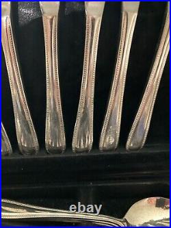 Viners Silver Plate Cutlery Set Serves 6 EPNS on Stainless Steel