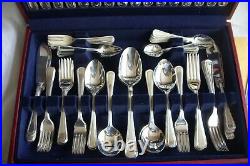 Viners Silver Plated 100 Piece Tudor Canteen Of Cutlery