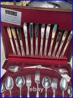 Viners Silver Plated 44-Piece Canteen Cutlery Set