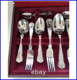 Viners Silver Plated 44-Piece Canteen Cutlery Set Paris Collection in case