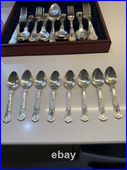 Viners Silver Plated Canteen Cutlery Set 58-Piece Vintage Boxed