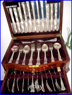 Viners, Vintage 58 Piece Canteen Of Cutlery, Stainless, Good Clean Condition