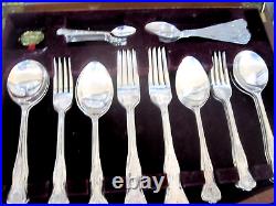 Viners, Vintage 58 Piece Canteen Of Cutlery, Stainless, Good Clean Condition