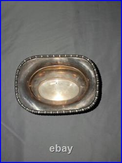 Viniers Of Sheffield silver plate 5 piece tea set withtray