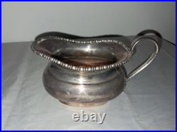 Viniers Of Sheffield silver plate 5 piece tea set withtray
