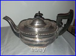 Viniers Of Sheffield silver plate 5 piece tea set withtray