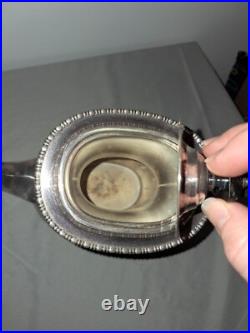 Viniers Of Sheffield silver plate 5 piece tea set withtray