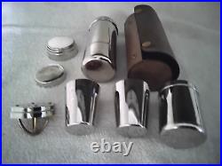 Vintage 1930's Beautiful German Silver Plate Cocktail Shaker 8 Piece Set Rare