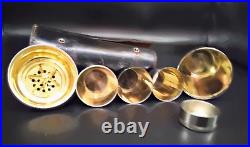 Vintage 1930's German Silver Plate Cocktail Shaker 7 Piece Set Rare