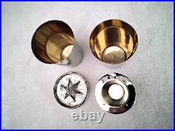 Vintage 1930's German Silver Plate Cocktail Shaker 8 Piece Set Rare