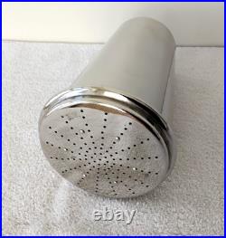 Vintage 1930's German Silver Plate Large Cocktail Shaker 7 Piece Set Rare