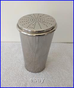 Vintage 1930's German Silver Plate Large Cocktail Shaker 7 Piece Set Rare