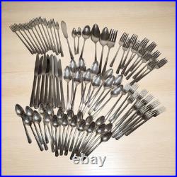 Vintage 1945 Oneida Prestige BORDEAUX Silver Plate Flatware 78 Piece Lot Spoons Vintage 1945 Oneida Prestige BORDEAUX Silver Plate Flatware 78 Piece Lot Spoons