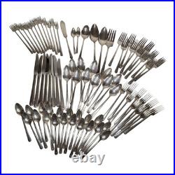Vintage 1945 Oneida Prestige BORDEAUX Silver Plate Flatware 78 Piece Lot Spoons Vintage 1945 Oneida Prestige BORDEAUX Silver Plate Flatware 78 Piece Lot Spoons