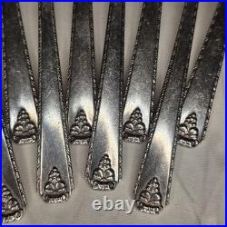 Vintage 1945 Oneida Prestige BORDEAUX Silver Plate Flatware 78 Piece Lot Spoons Vintage 1945 Oneida Prestige BORDEAUX Silver Plate Flatware 78 Piece Lot Spoons